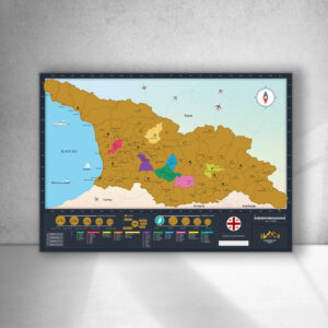 Scratch Map of Georgia